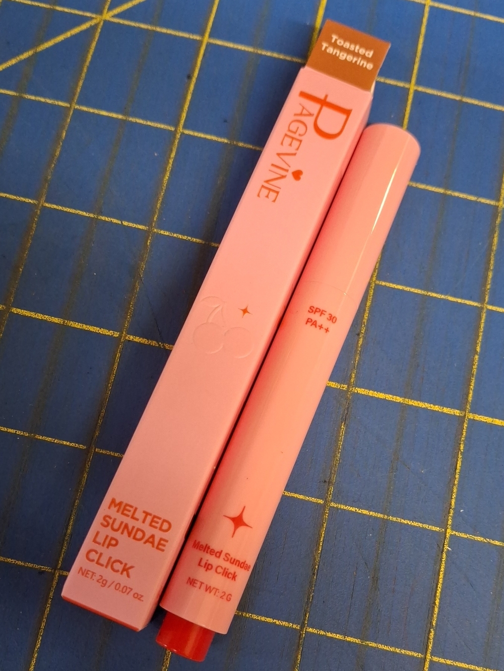 Page Vine Melted Sundae Lip Click 2g New - 09 Toasted Tangerine
